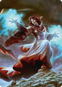 The Destined White Mage Scene Art Card, Art Series: FINAL FANTASY