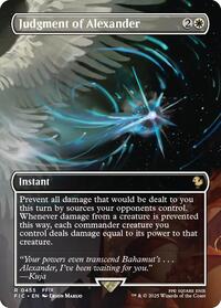 Judgment of Alexander (Borderless), Commander: FINAL FANTASY