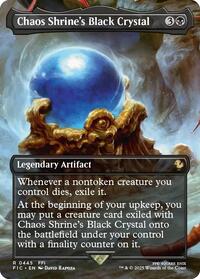 Chaos Shrine's Black Crystal (Borderless), Commander: FINAL FANTASY