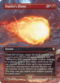 Duelist's Flame (Borderless), Commander: FINAL FANTASY