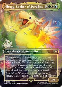 Choco, Seeker of Paradise (Borderless) (Chocobo Track Foil), FINAL FANTASY