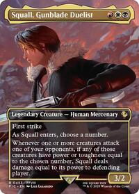 Squall, Gunblade Duelist (Borderless), Commander: FINAL FANTASY