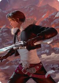Squall, Gunblade Duelist Scene Art Card, Art Series: FINAL FANTASY