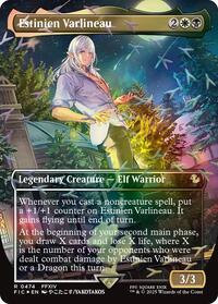 Estinien Varlineau (Borderless) (Chocobo Track Foil), Commander: FINAL FANTASY