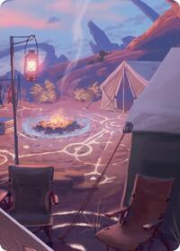 Chocobo Camp Scene Art Card, Art Series: FINAL FANTASY