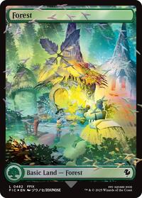 Forest (Chocobo Track Foil), Commander: FINAL FANTASY