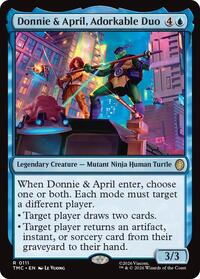 Donnie & April, Adorkable Duo, Commander: Teenage Mutant Ninja Turtles