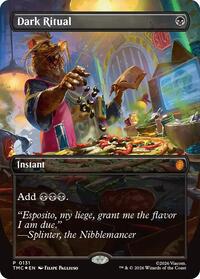 Dark Ritual (Borderless), Commander: Teenage Mutant Ninja Turtles