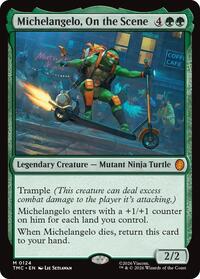 Michelangelo, On the Scene, Commander: Teenage Mutant Ninja Turtles