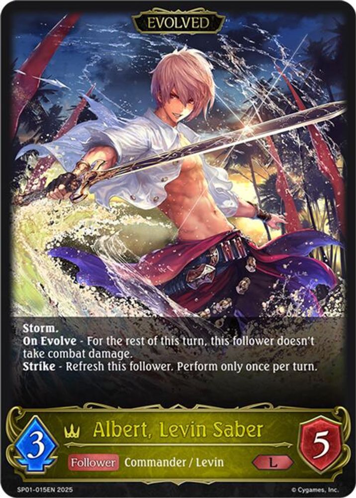 Albert, Levin Saber (Evolved), Standard, front