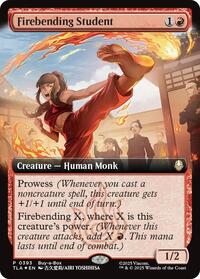 Firebending Student (Extended Art), Buy-A-Box Promos