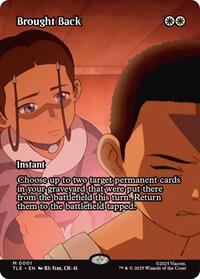 Brought Back (Borderless), Avatar: The Last Airbender: Eternal-Legal