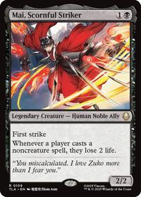 Mai, Scornful Striker, Avatar: The Last Airbender