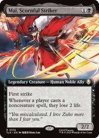 Mai, Scornful Striker (Extended Art), Avatar: The Last Airbender