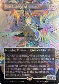Myrel, Shield of Argive (Halo Foil), Secret Lair Countdown Kit