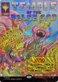 Temple of the False God (Halo Foil), Secret Lair Countdown Kit