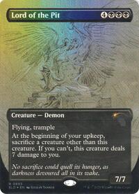 Lord of the Pit (Sketch Showcase) (Rainbow Foil), Secret Lair Drop Series