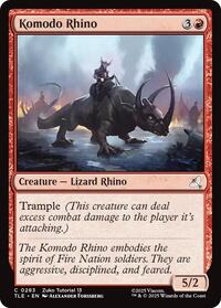 Komodo Rhino (0283), Avatar: The Last Airbender: Eternal-Legal