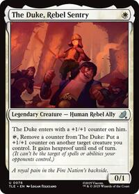 The Duke, Rebel Sentry, Avatar: The Last Airbender: Eternal-Legal