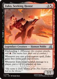 Zuko, Seeking Honor, Avatar: The Last Airbender: Eternal-Legal