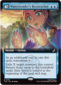 Waterbender's Restoration (Extended Art), Avatar: The Last Airbender: Eternal-Legal