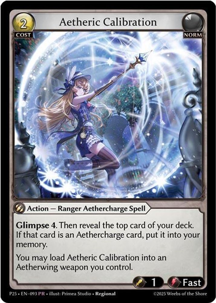 Aetheric Calibration, Standard, front