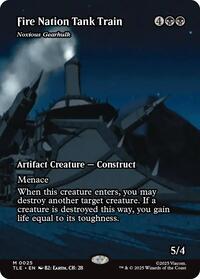 Fire Nation Tank Train - Noxious Gearhulk (Borderless), Avatar: The Last Airbender: Eternal-Legal