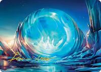 Aang's Iceberg Art Card (Gold-Stamped Signature), Art Series: Avatar: The Last Airbender