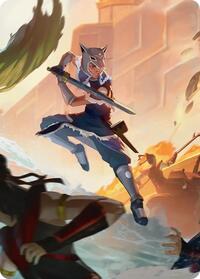 Sokka's Charge Art Card, Art Series: Avatar: The Last Airbender