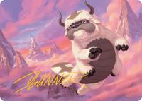 Appa, Aang's Companion Art Card (Gold-Stamped Signature), Art Series: Avatar: The Last Airbender