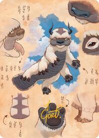 Appa, Steadfast Guardian Art Card (Gold-Stamped Signature), Art Series: Avatar: The Last Airbender
