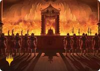 Fire Lord Ozai Art Card (Gold-Stamped Planeswalker Symbol), Art Series: Avatar: The Last Airbender