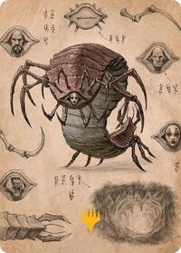 Koh, the Face Stealer 2 Art Card (Gold-Stamped Planeswalker Symbol), Art Series: Avatar: The Last Airbender