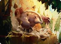 Badgermole Art Card (Gold-Stamped Signature), Art Series: Avatar: The Last Airbender
