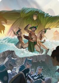 Swampbenders Art Card, Art Series: Avatar: The Last Airbender