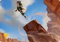 Pillar Launch Art Card (Gold-Stamped Planeswalker Symbol), Art Series: Avatar: The Last Airbender