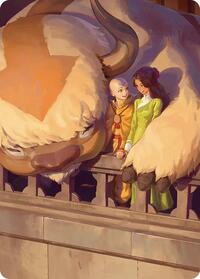 Aang and Katara Art Card, Art Series: Avatar: The Last Airbender