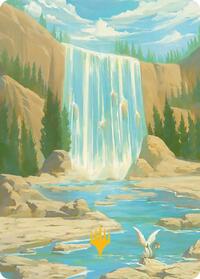Island Art Card (Gold-Stamped Signature), Art Series: Avatar: The Last Airbender