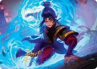 Fire Lord Azula Art Card (Gold-Stamped Signature), Art Series: Avatar: The Last Airbender