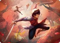 Jet, Freedom Fighter Art Card (Gold-Stamped Signature), Art Series: Avatar: The Last Airbender