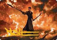Zuko, Conflicted Art Card (Gold-Stamped Signature), Art Series: Avatar: The Last Airbender