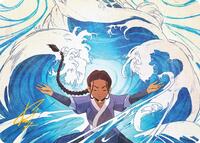 Katara, Water Tribe's Hope Art Card (Gold-Stamped Signature), Art Series: Avatar: The Last Airbender