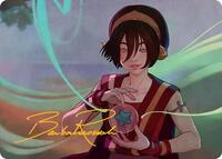 Toph, the First Metalbender Art Card (Gold-Stamped Signature), Art Series: Avatar: The Last Airbender