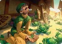 Unlucky Cabbage Merchant Art Card, Art Series: Avatar: The Last Airbender