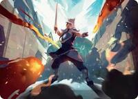 Sokka, Tenacious Tactician Art Card, Art Series: Avatar: The Last Airbender
