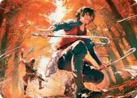 Jet, Rebel Leader Art Card, Art Series: Avatar: The Last Airbender