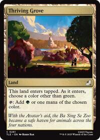 Thriving Grove, Avatar: The Last Airbender: Eternal-Legal
