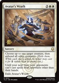 Avatar's Wrath, Prerelease Cards
