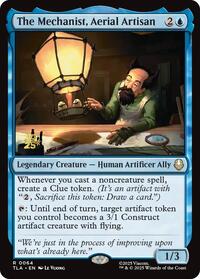 The Mechanist, Aerial Artisan, Prerelease Cards