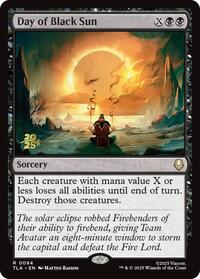 Day of Black Sun, Prerelease Cards